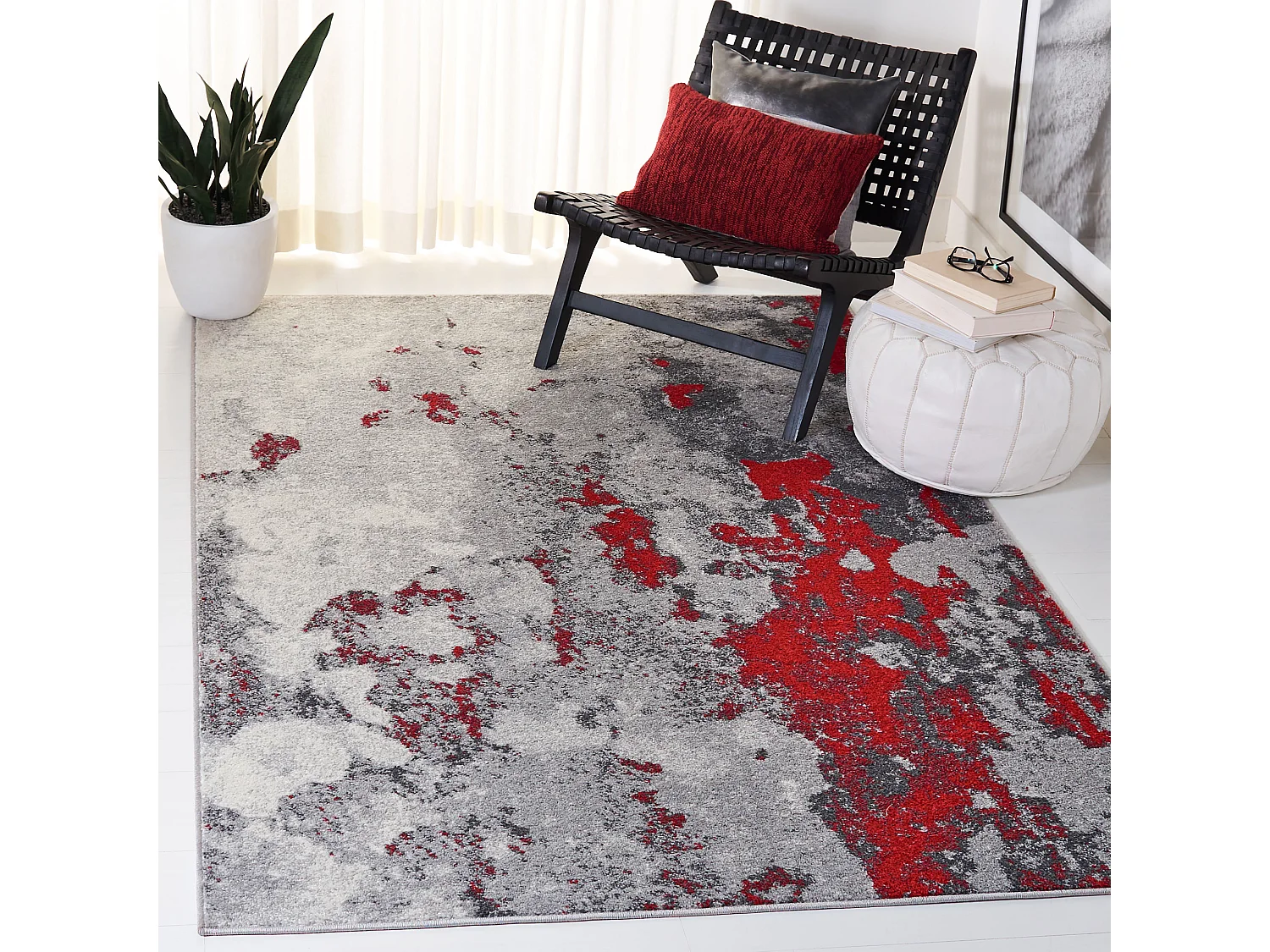 Tapis Rouge 155 X 229 cm - Evelyn