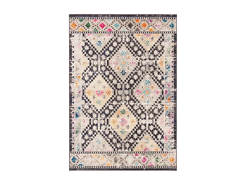 Tapis Noir/Jaune 160 X 229 cm - Marabel