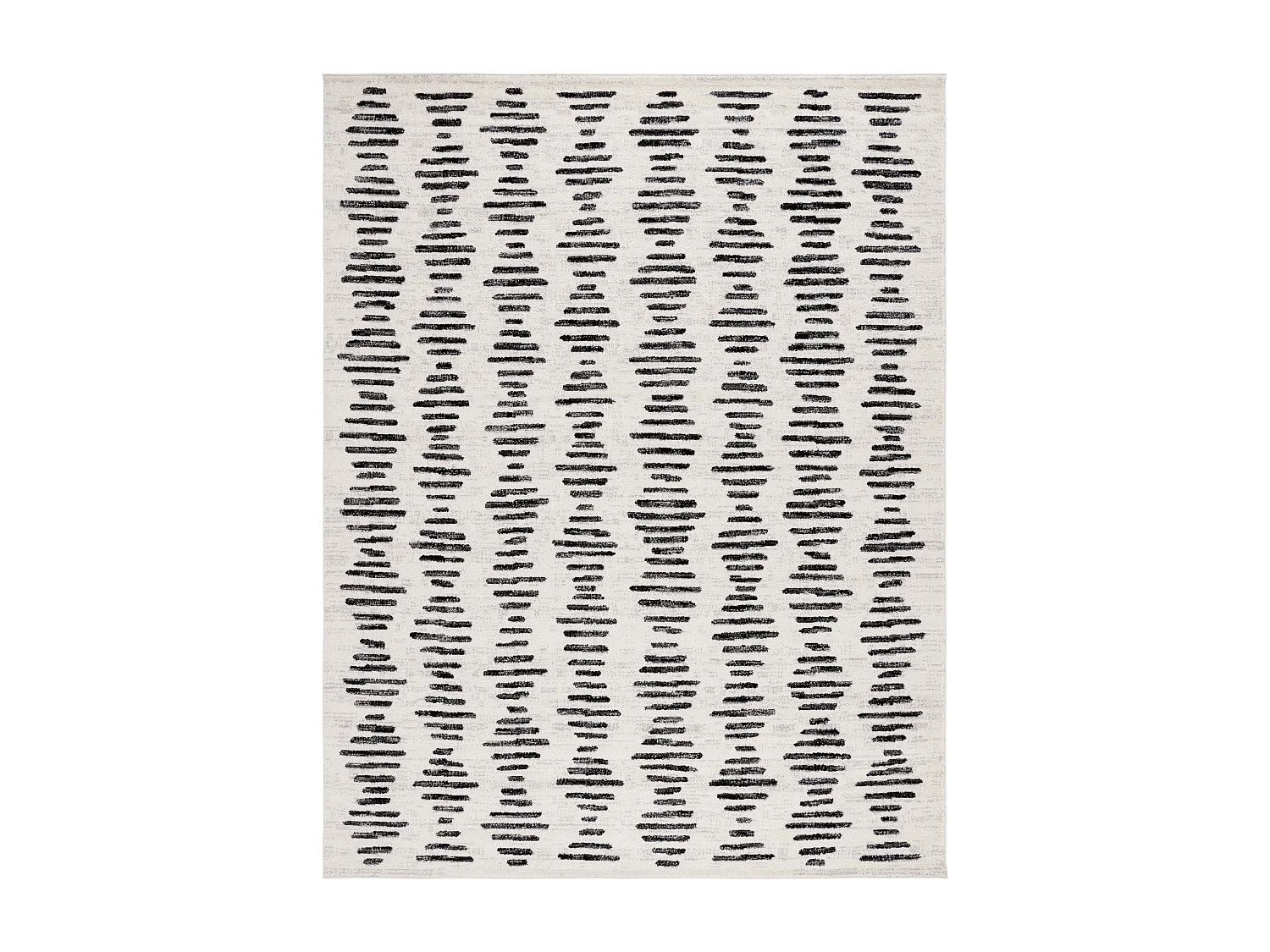 Tapis IVOIRE/NOIR 235 x 305 cm - Nafuna
