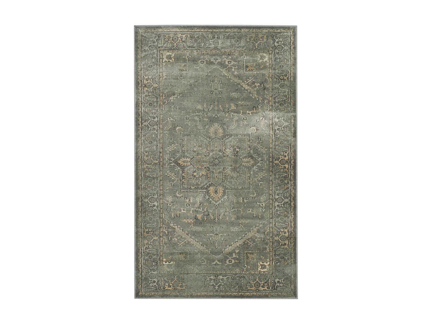 Tapis Gris/Multicolore 99 X 170 cm - Maxime