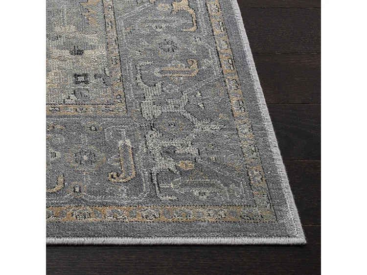 Tapis Gris/Multicolore 99 X 170 cm - Maxime
