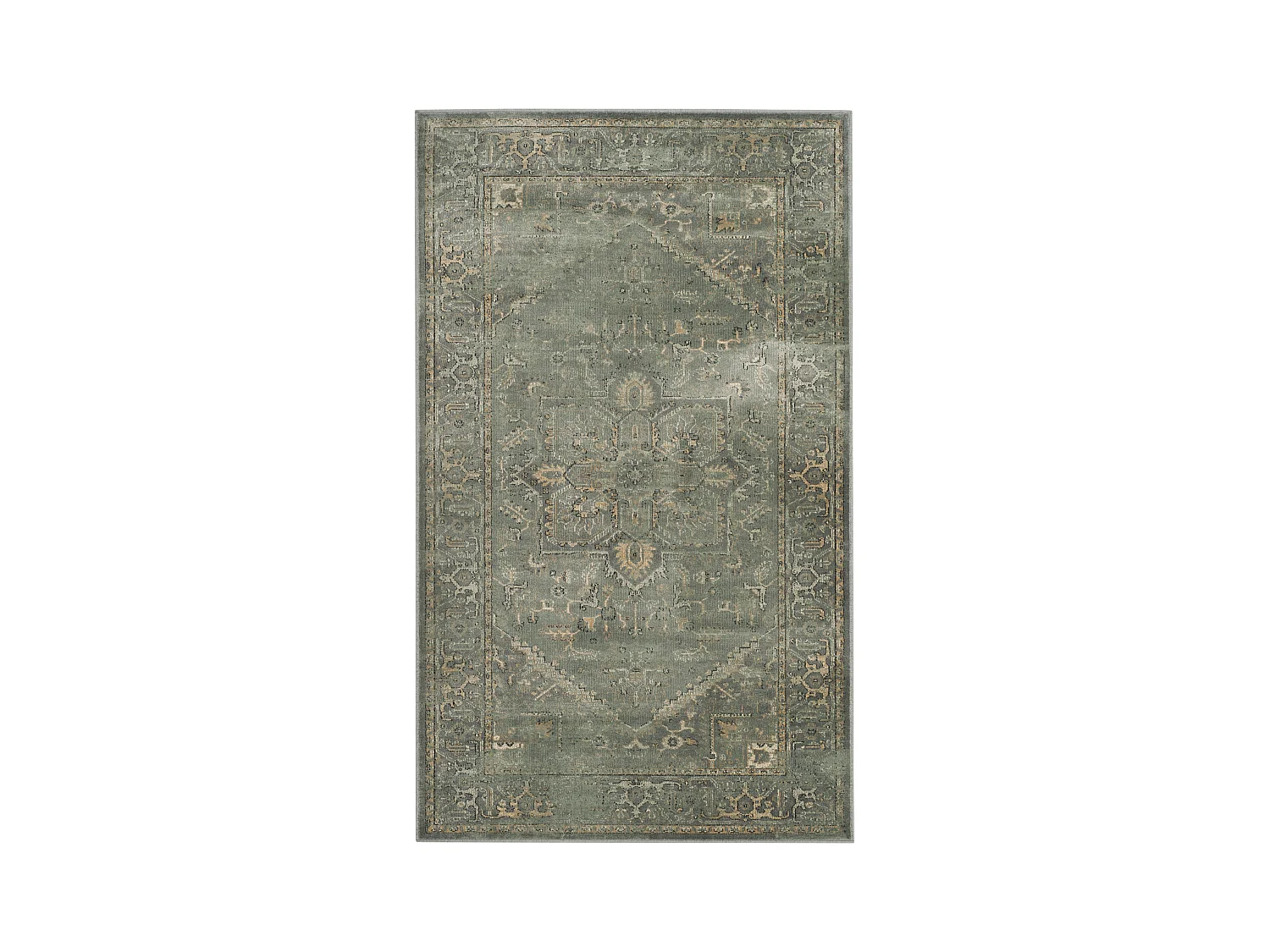 Tapis Gris/Multicolore 99 X 170 cm - Maxime