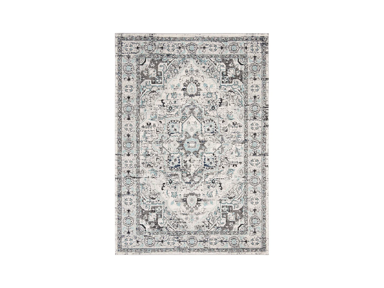 Tapis Gris/Bleu 160 X 229 cm - Marissa