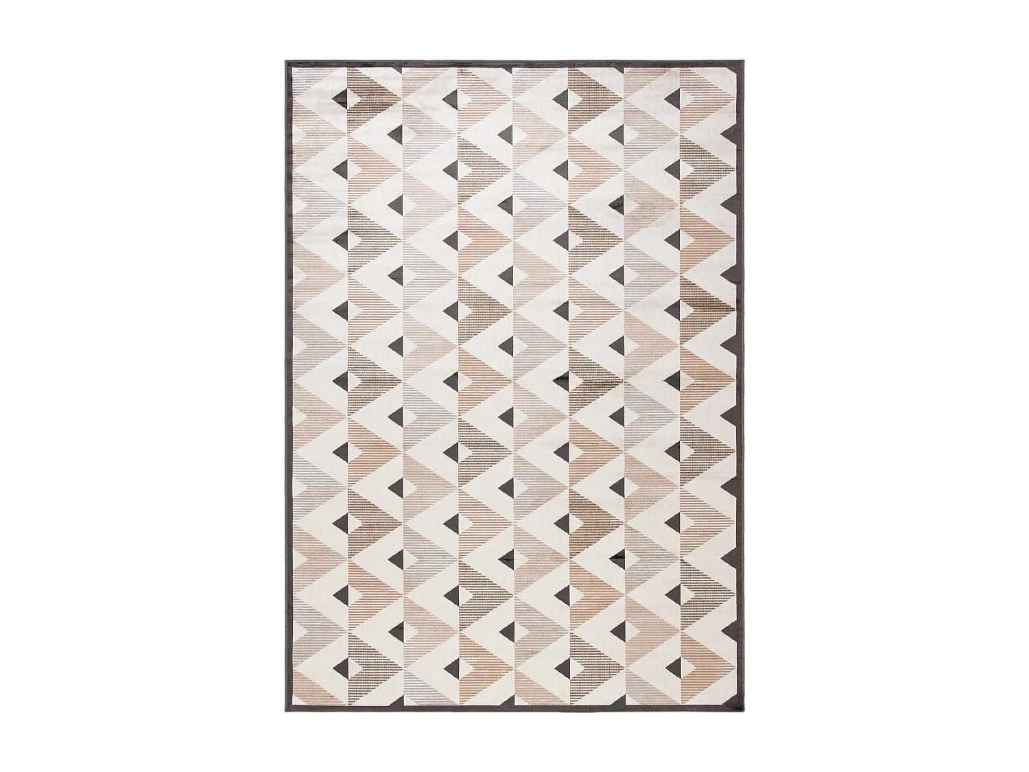 Tapis Neutre/Blanc 160 X 231 cm - Ryan