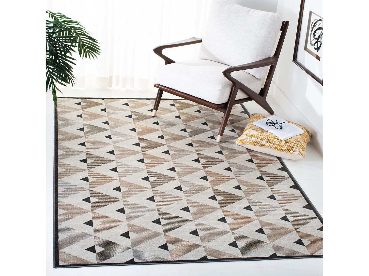 Tapis Neutre/Blanc 160 X 231 cm - Ryan