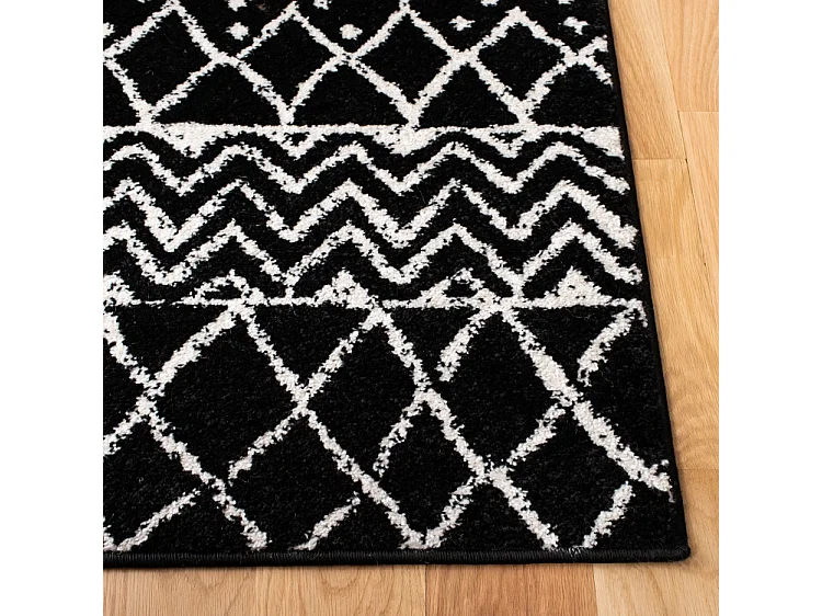 Tapis Noir/Neutre 183 X 274 cm - Cecilia