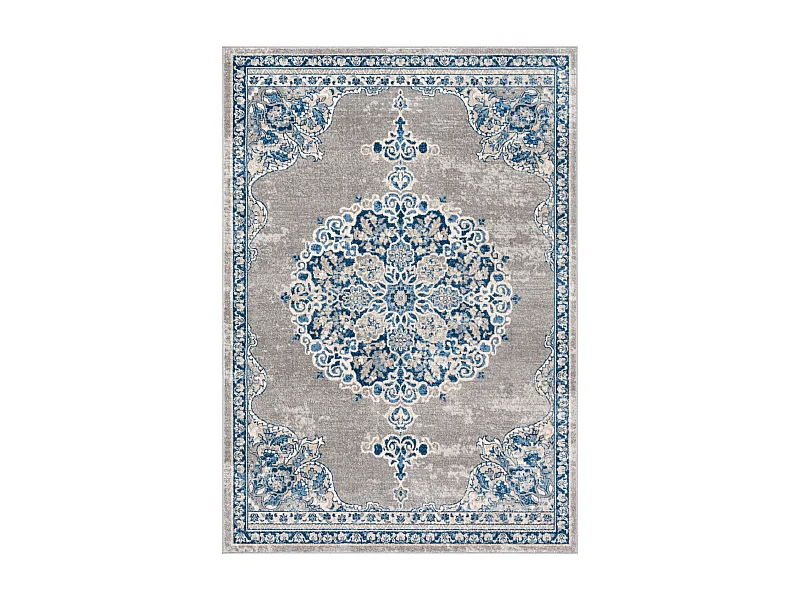 Tapis Gris/Bleu 160 X 229 cm - Janie