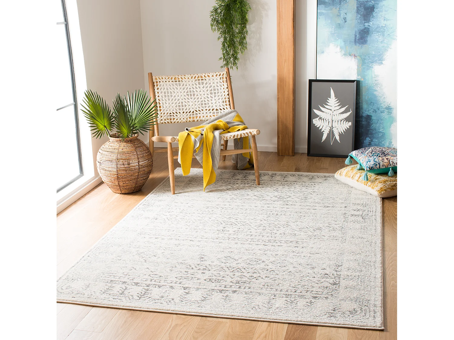 Tapis Blanc 160 X 229 cm - Rusty