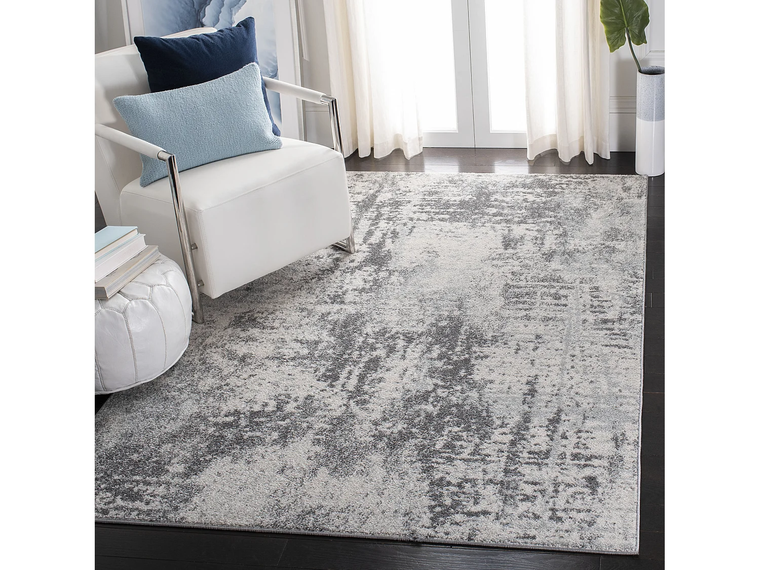 Tapis Neutre/Gris 160 X 229 cm - Lia