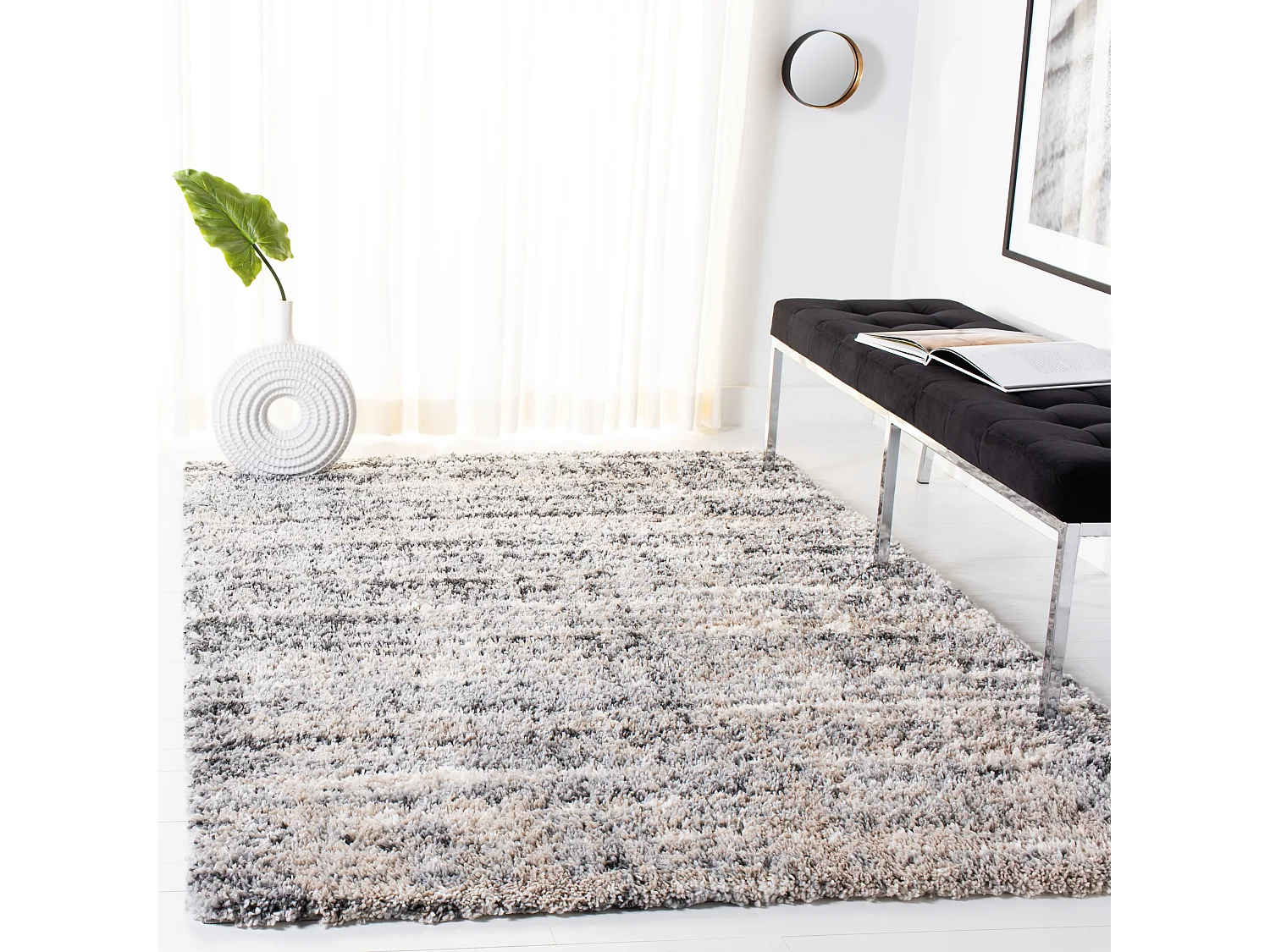 Tapis Gris 160 X 229 cm - Geanina