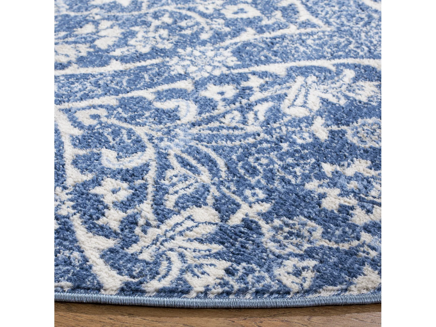 Tapis Bleu Marine/Gris 122 X 183 cm - Camille