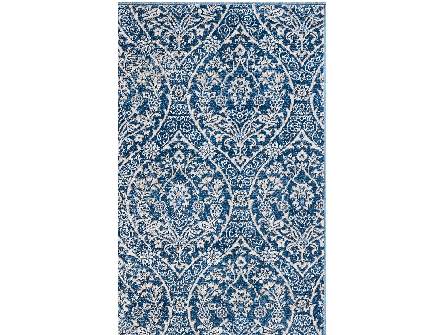 Tapis Bleu Marine/Gris 122 X 183 cm - Camille