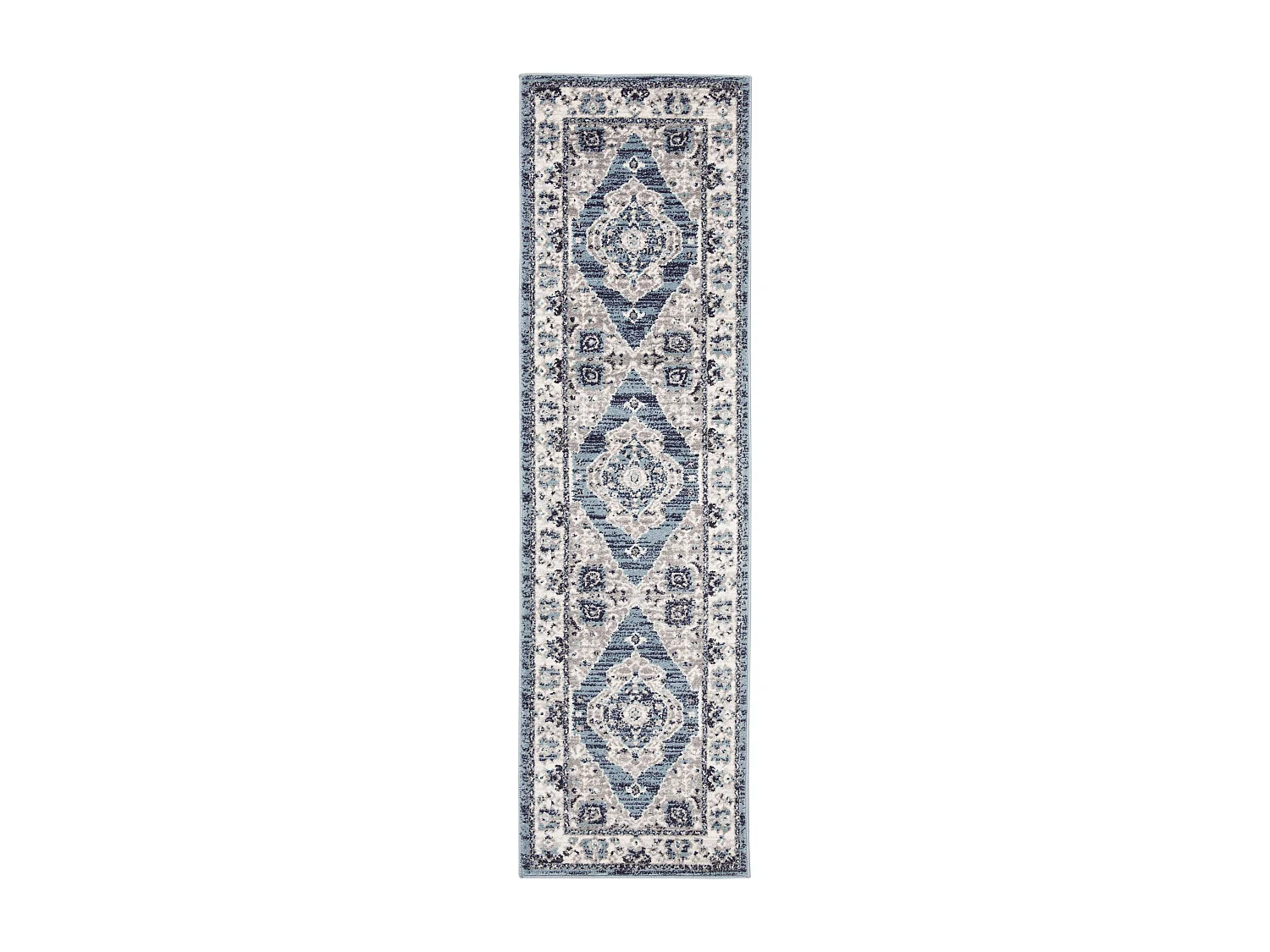 Tapis Bleu/Gris 61 X 244 cm - Madilyn