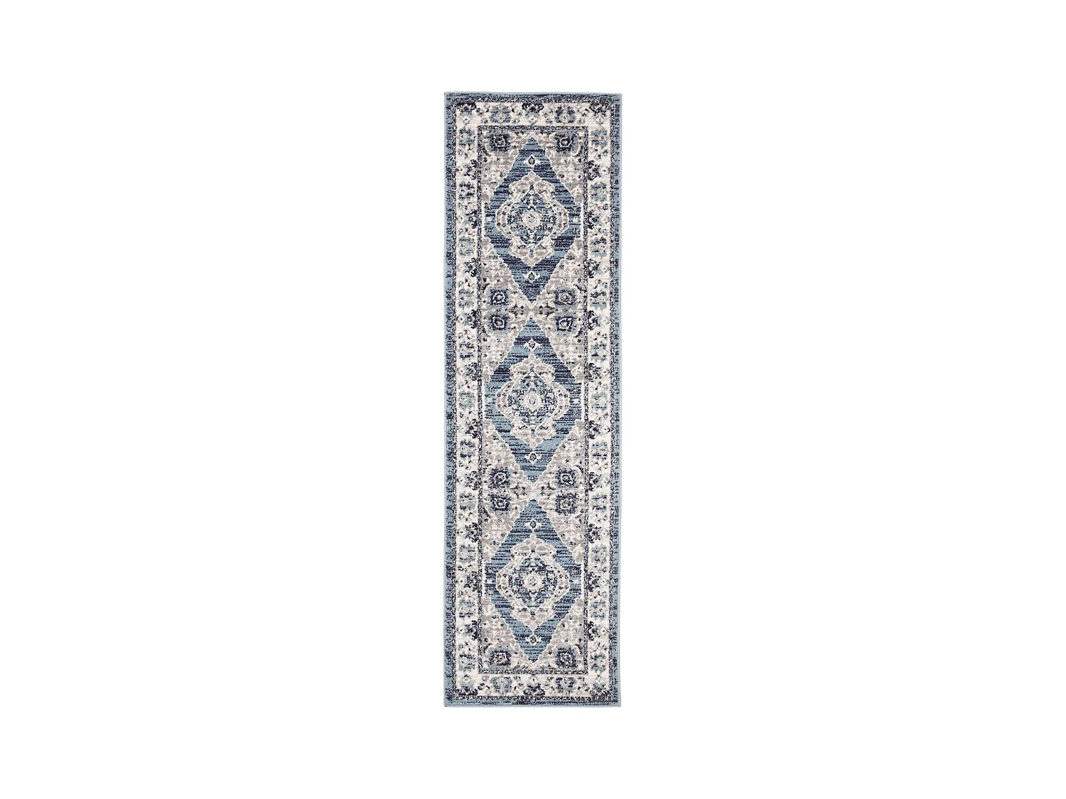 Tapis Bleu/Gris 61 X 244 cm - Madilyn