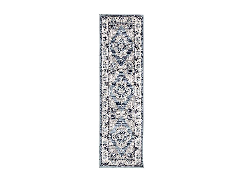 Tapis Bleu/Gris 61 X 244 cm - Madilyn