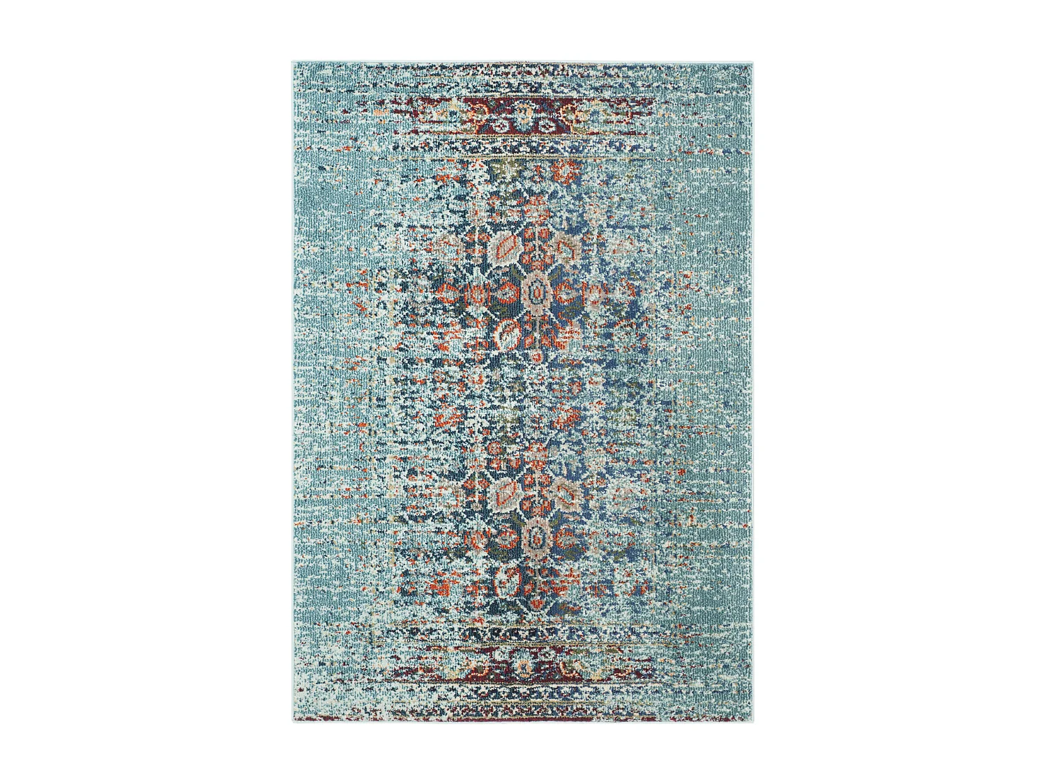 Tapis Bleu/Multicolore 122 X 170 cm - Almeria