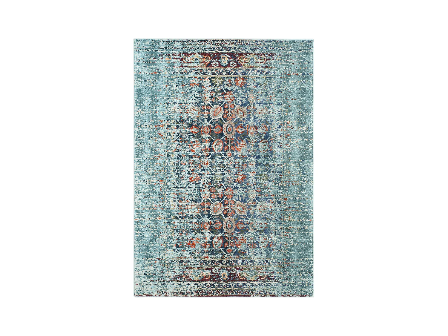 Tapis Bleu/Multicolore 122 X 170 cm - Almeria