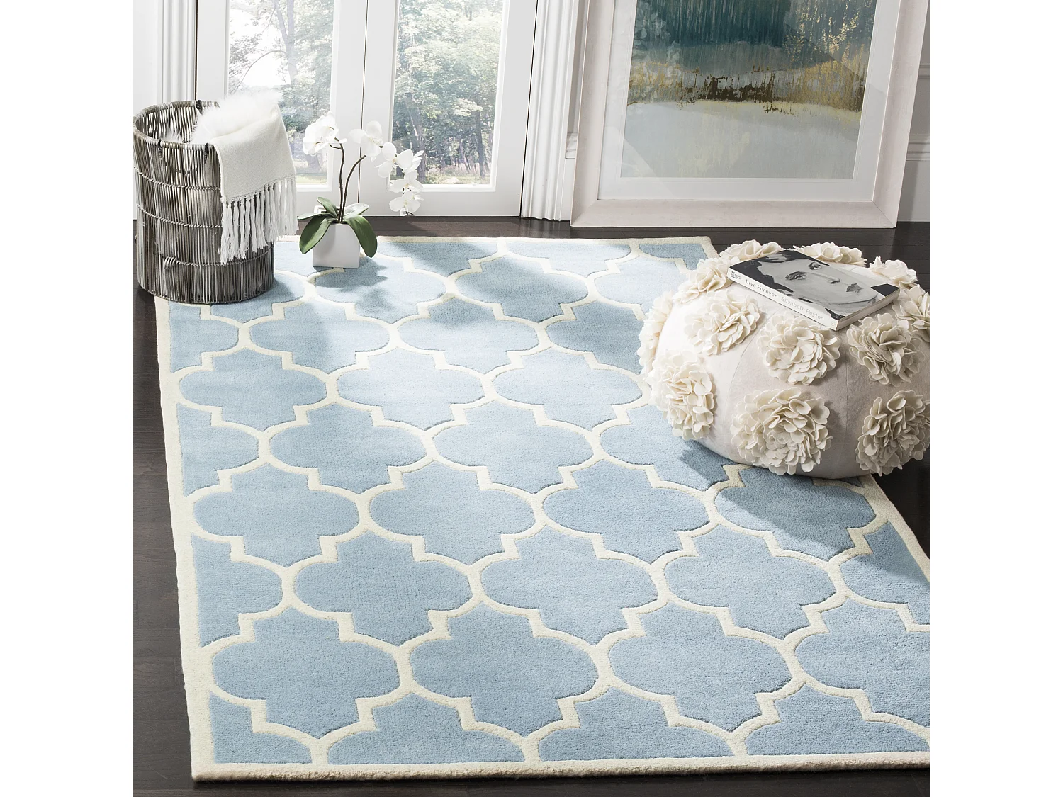 Tapis Bleu/Neutre 152 X 244 cm - Morton