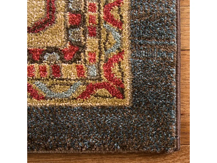 Tapis Bleu Marine/Neutre 305 X 427 cm - Sariel