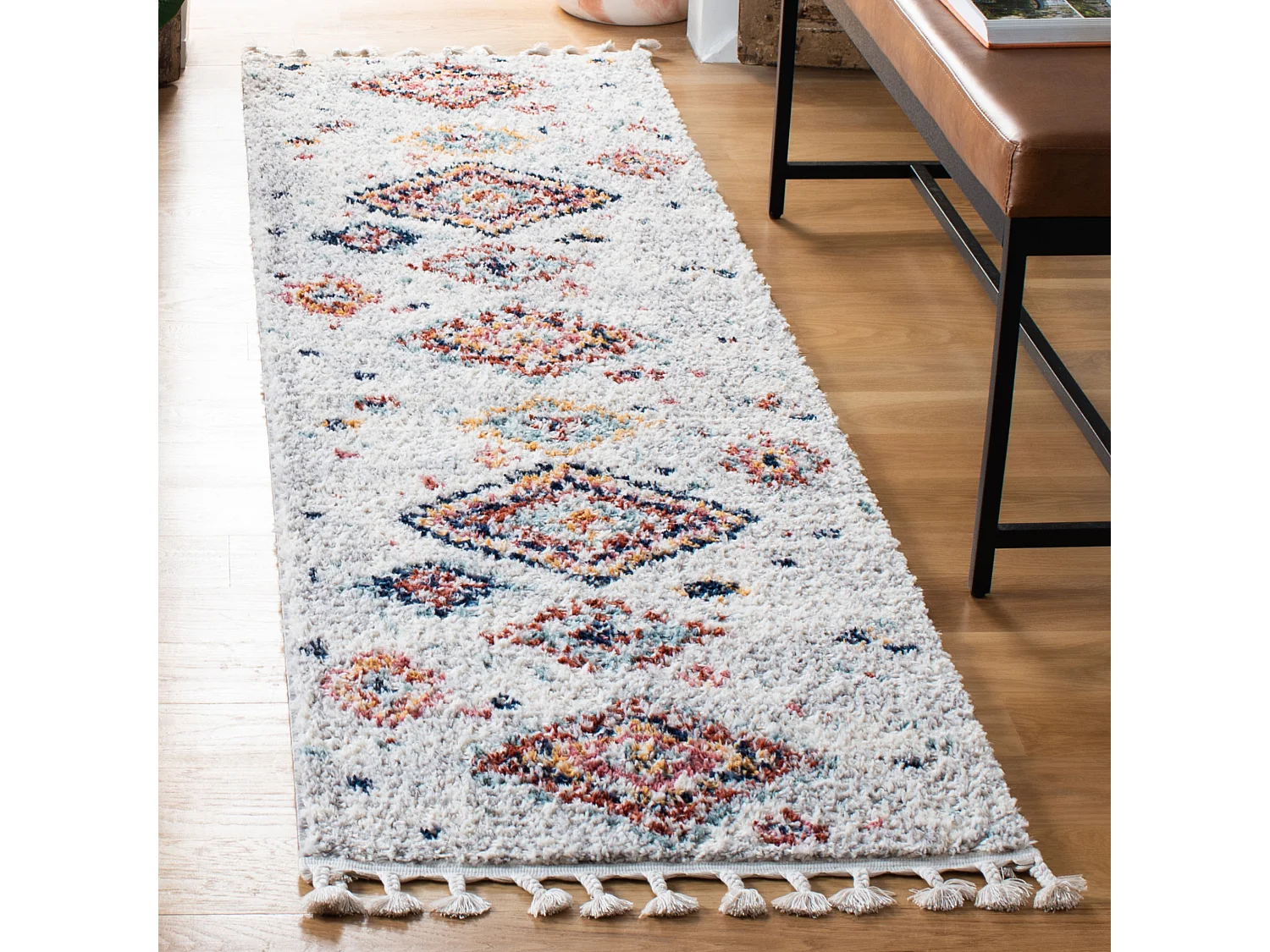 Tapis Blanc 66 X 244 cm - Amy