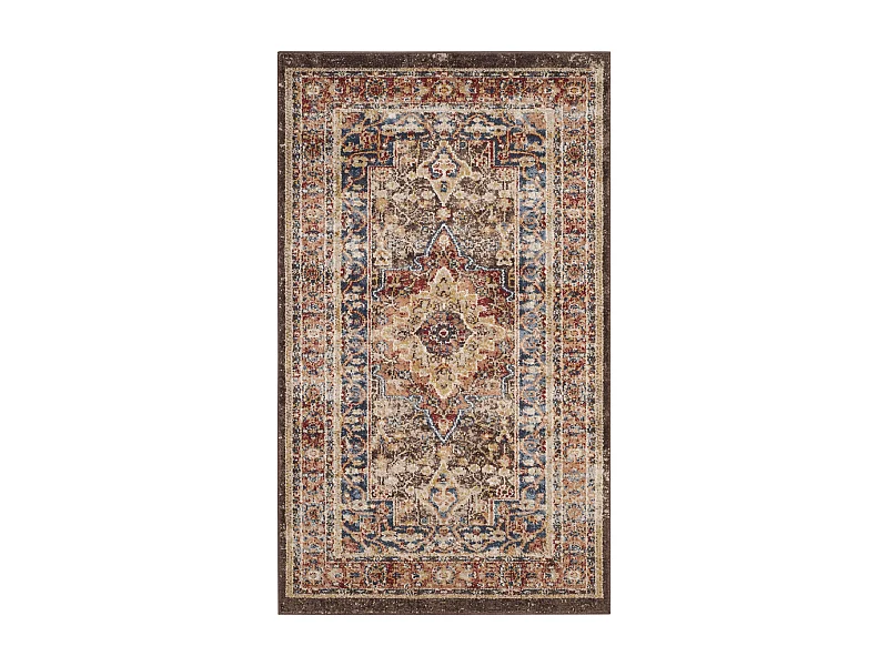 Tapis Marron/Rouge 91 X 152 cm - Mehran