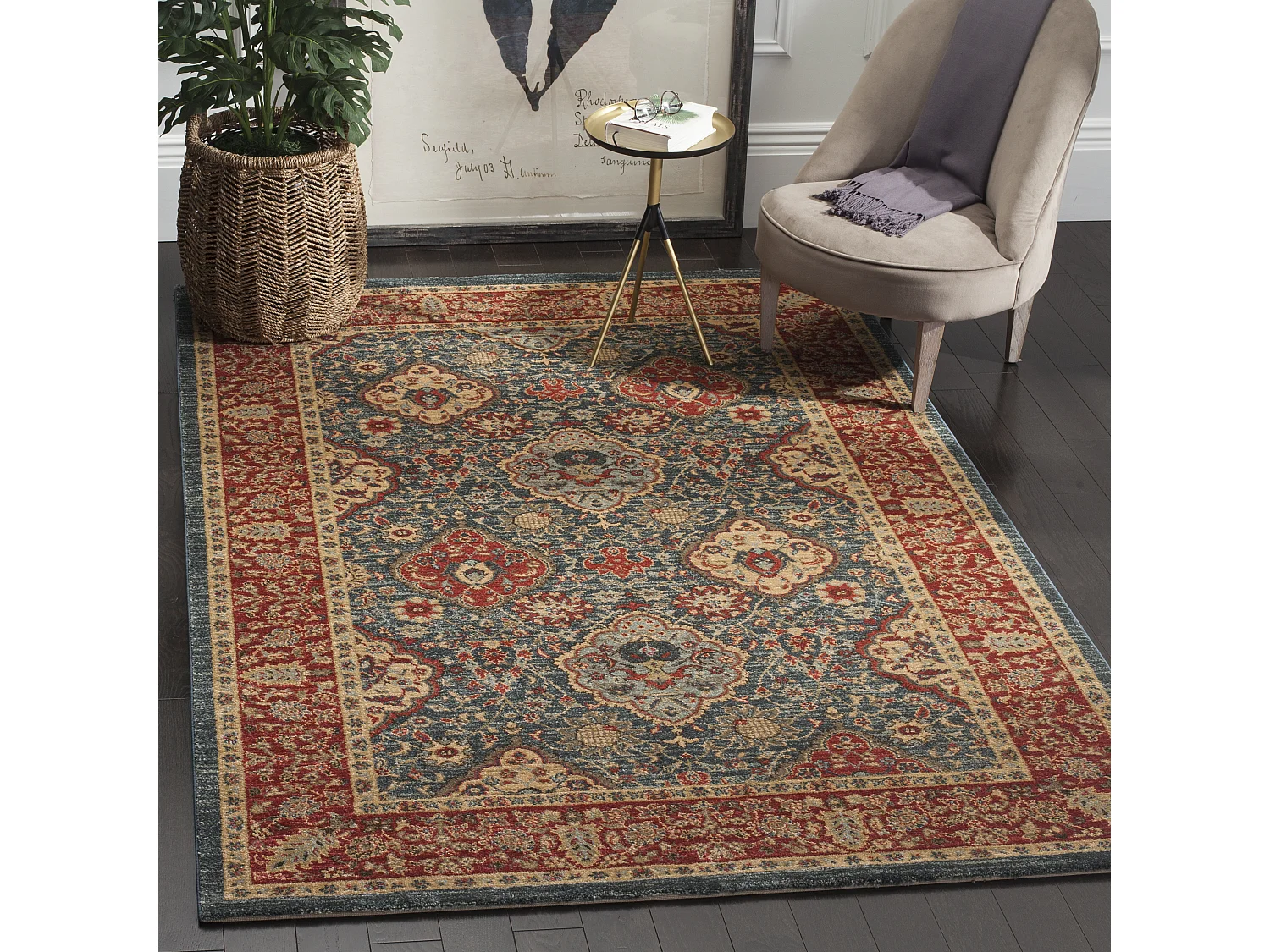 Tapis Bleu marine 155 X 231 cm - Sigourney