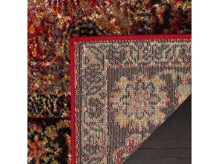 Tapis Rouge/Multicolore 79 X 152 cm - Michelle