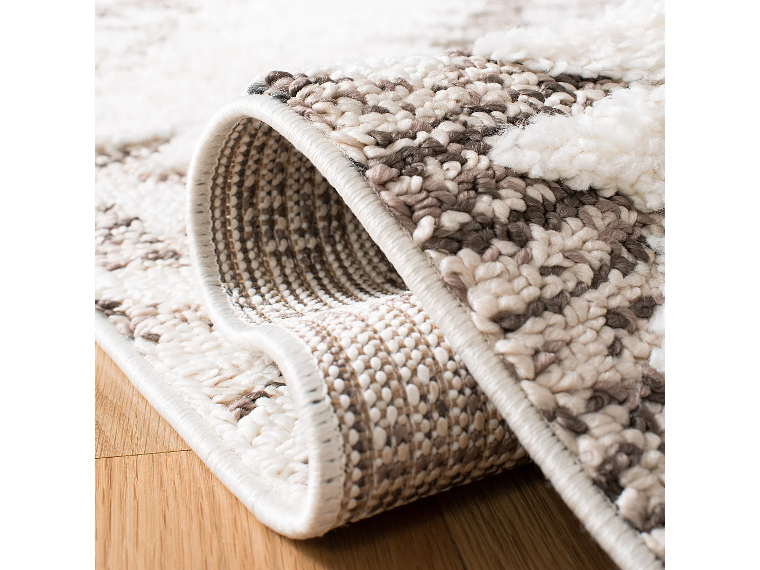 Tapis Neutre/Marron 160 X 229 cm - Peyton