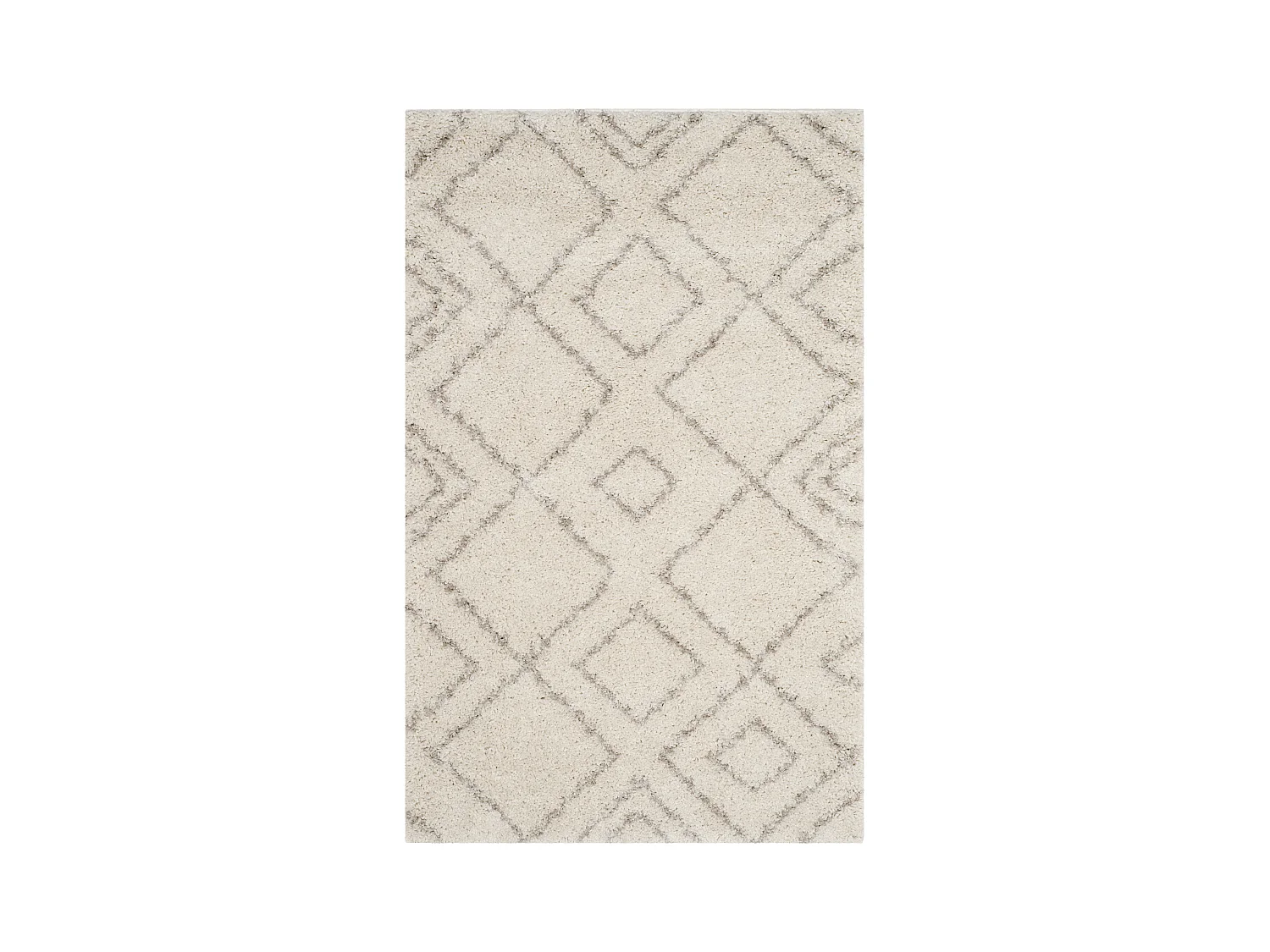Tapis Neutre/Blanc 91 X 152 cm - Francine