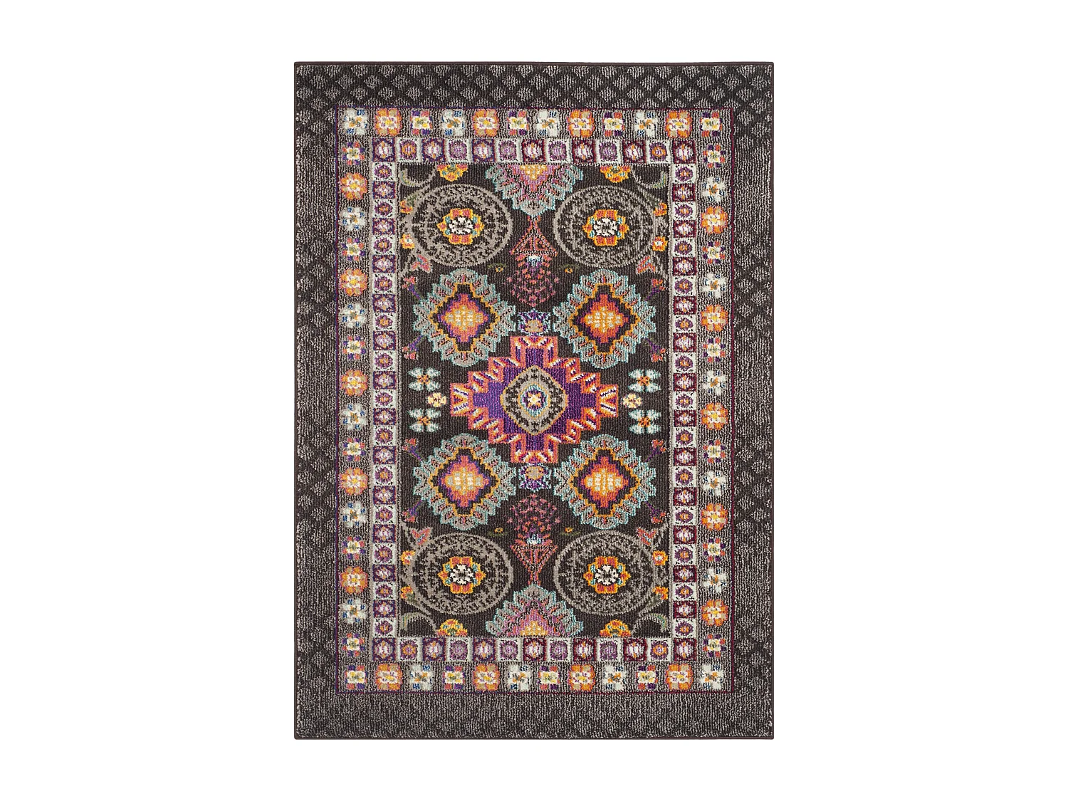 Tapis Marron/Multicolore 122 X 170 cm - Alessandro