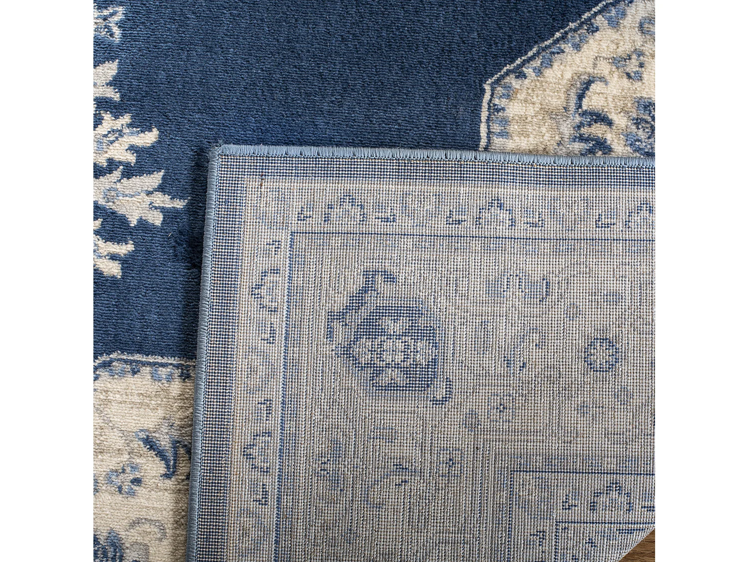 Tapis Bleu/Neutre 61 X 244 cm - Ella