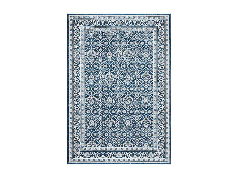 Tapis Bleu Marine/Gris 122 X 183 cm - Teresse