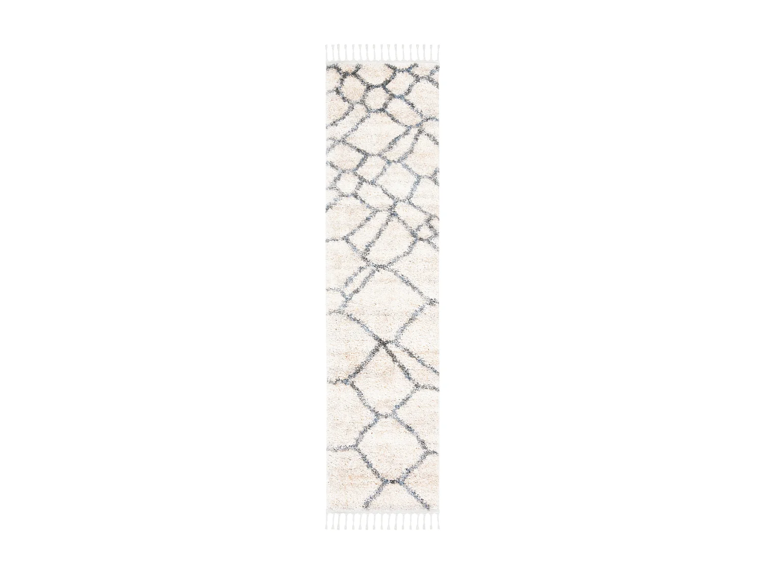 Tapis Neutre/Gris 61 X 244 cm - Fez