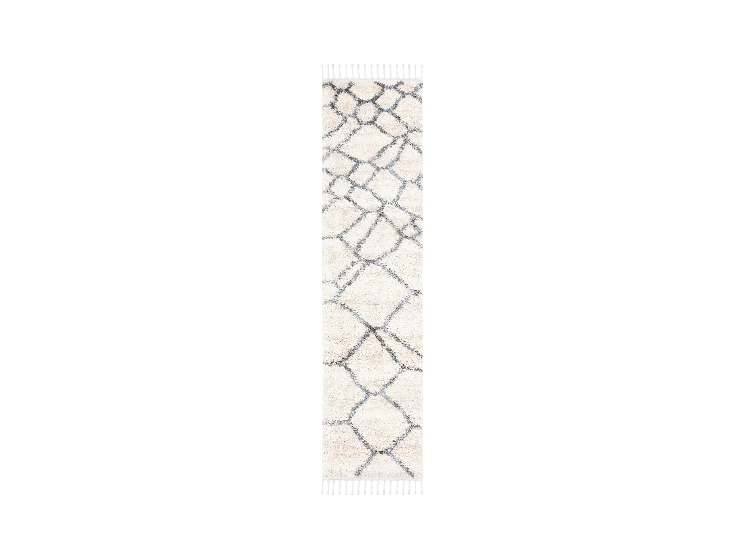 Tapis Neutre/Gris 61 X 244 cm - Fez