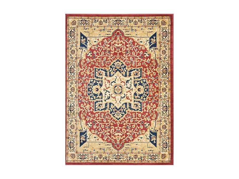 Tapis Rouge/Neutre 122 X 170 cm - Westminster