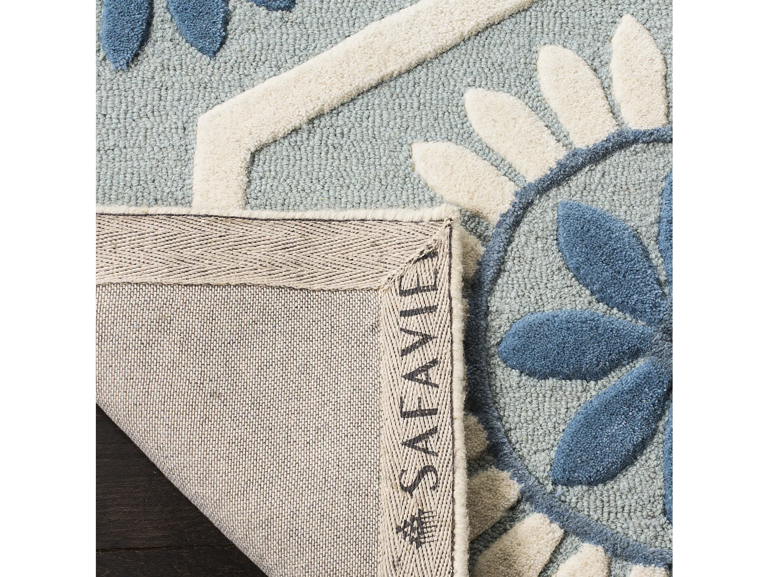 Tapis Bleu/Neutre 122 X 183 cm - Piper