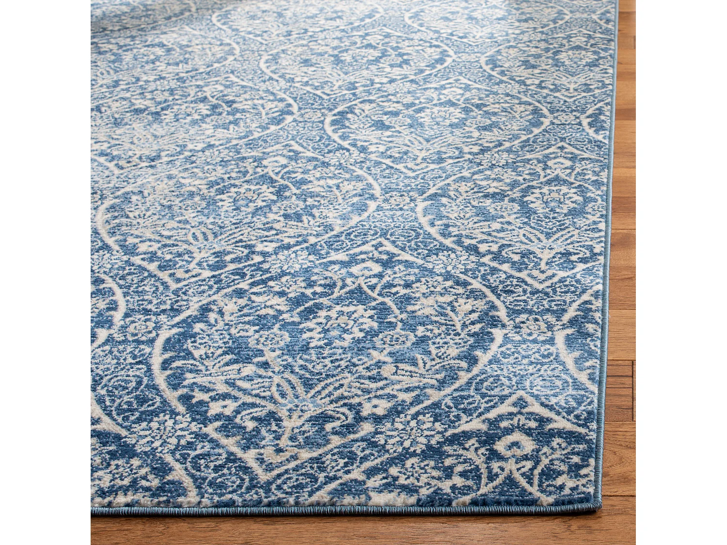 Tapis Bleu Marine/Gris 160 X 229 cm - Camille