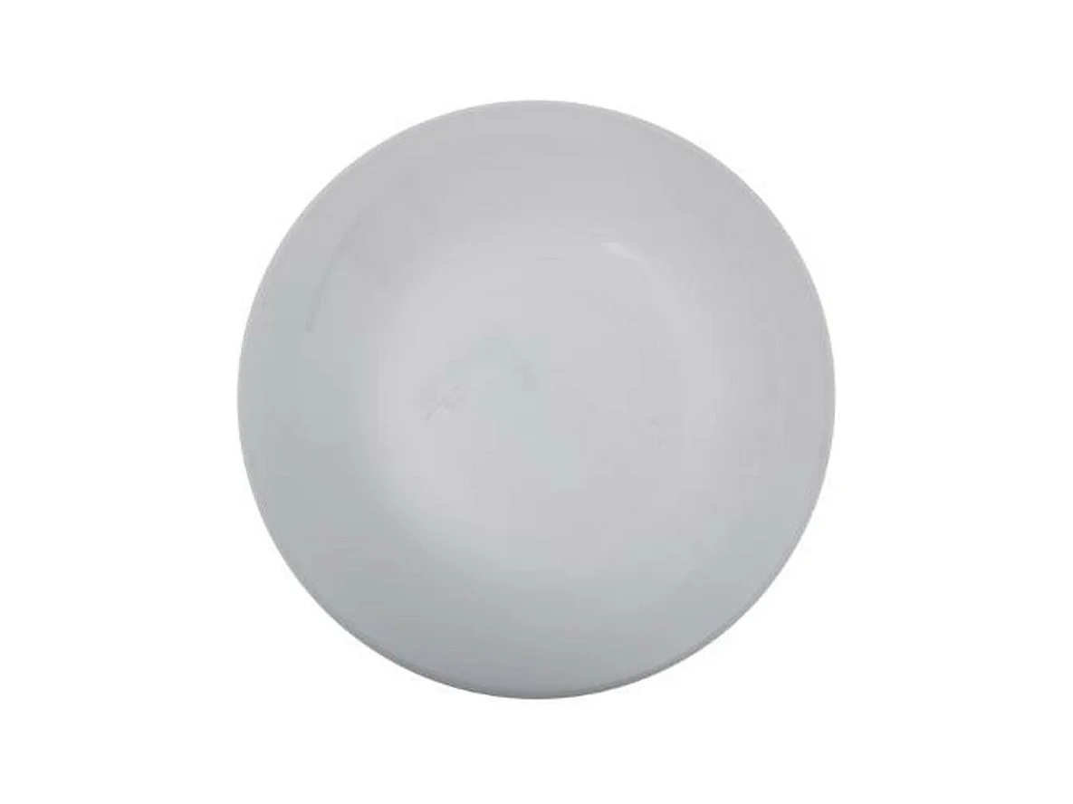 Lot de 6 Assiettes Plates "Jeanne" 27cm Blanc