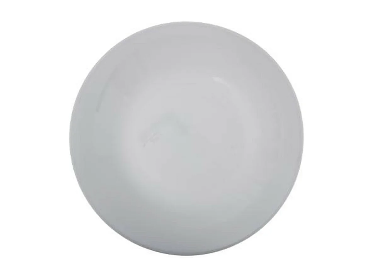 Lot de 6 Assiettes Plates "Jeanne" 27cm Blanc