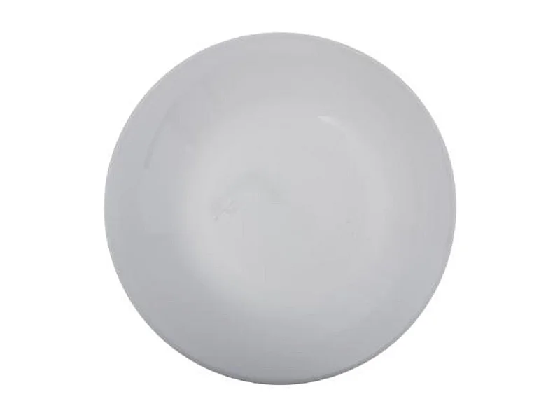 Lot de 6 Assiettes Plates "Jeanne" 27cm Blanc