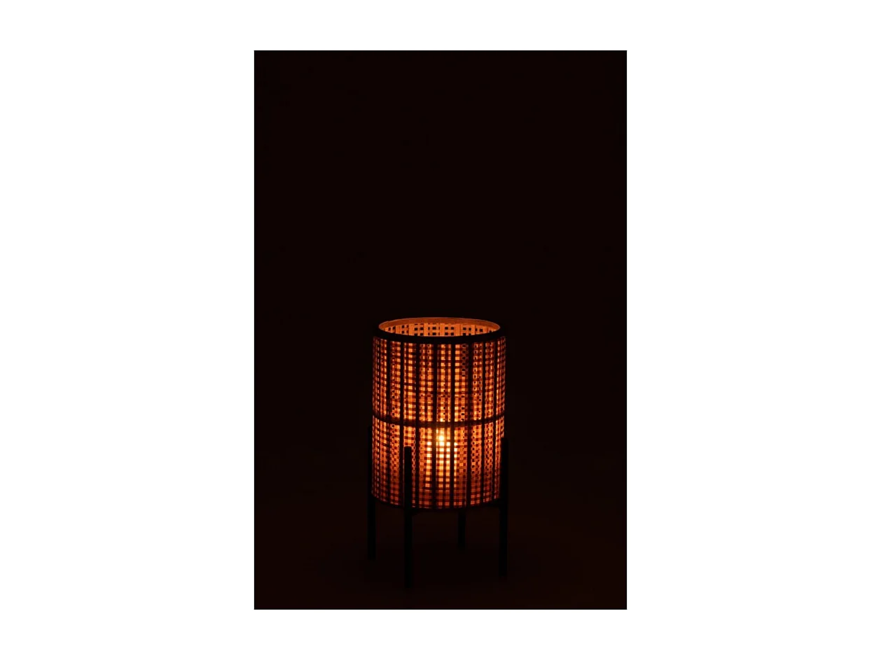 Lanterne sur Pied Bambou "Fernando" 50cm Naturel