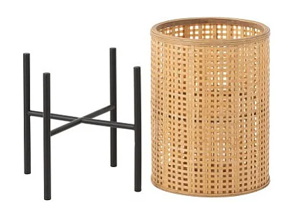 Lanterne sur Pied Bambou "Fernando" 50cm Naturel