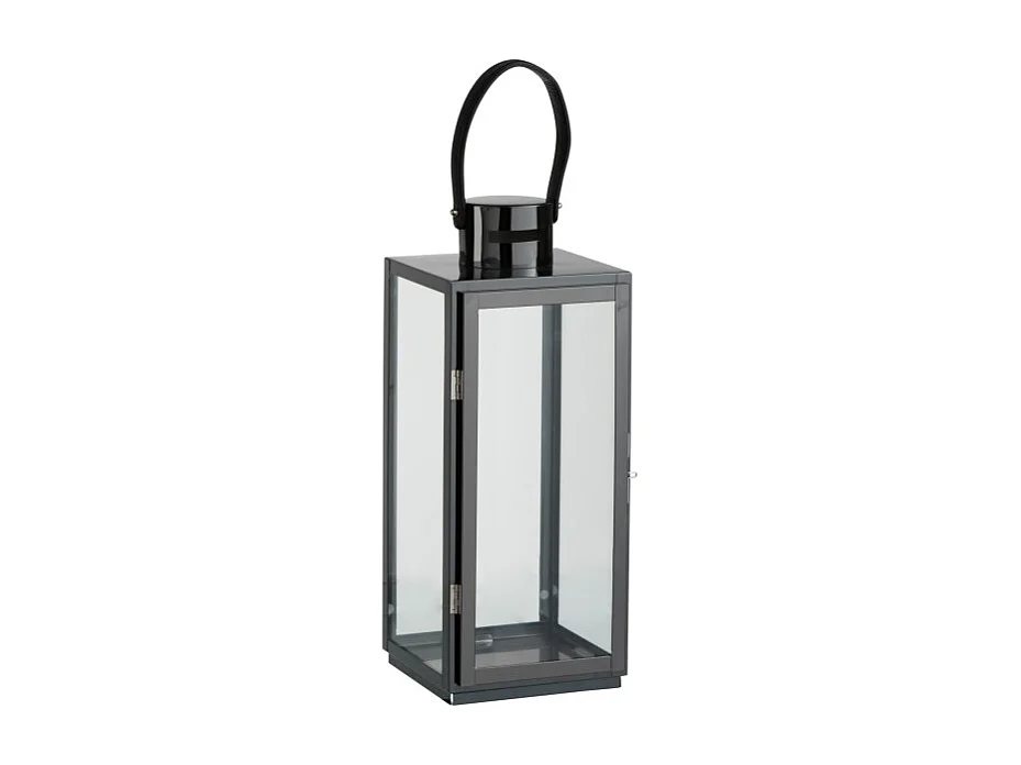 Lanterne Design en Verre "Porta" 51cm Noir
