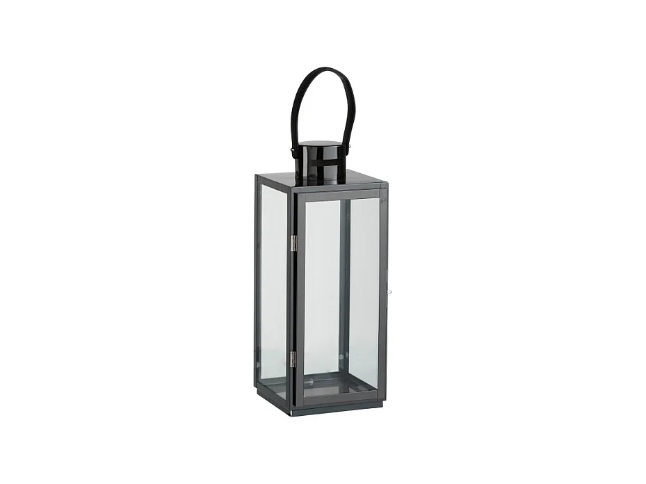 Lanterne Design en Verre "Porta" 51cm Noir