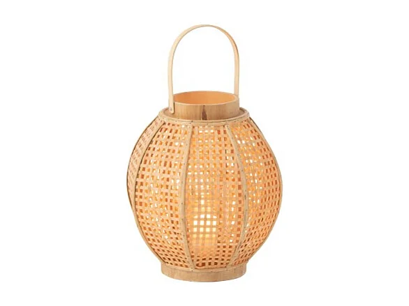 Lanterne en Bambou "Fernando" 34cm Naturel