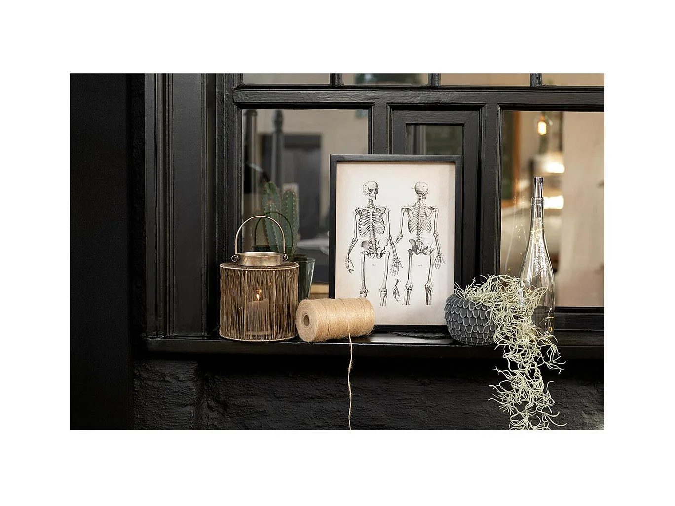 Lanterne Vintage en Métal "Freyo" 27cm Bronze