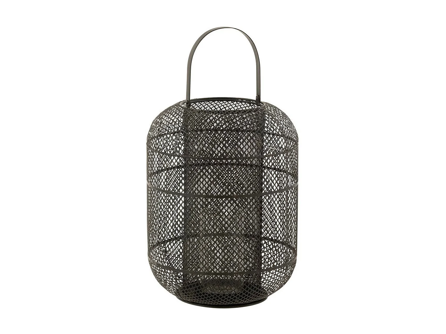 Lanterne Déco en Métal "Donny" 51cm Noir