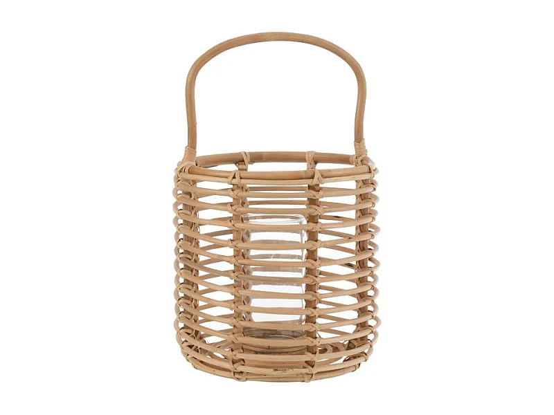Lanterne Design en Rotin "Ellen" 50cm Naturel