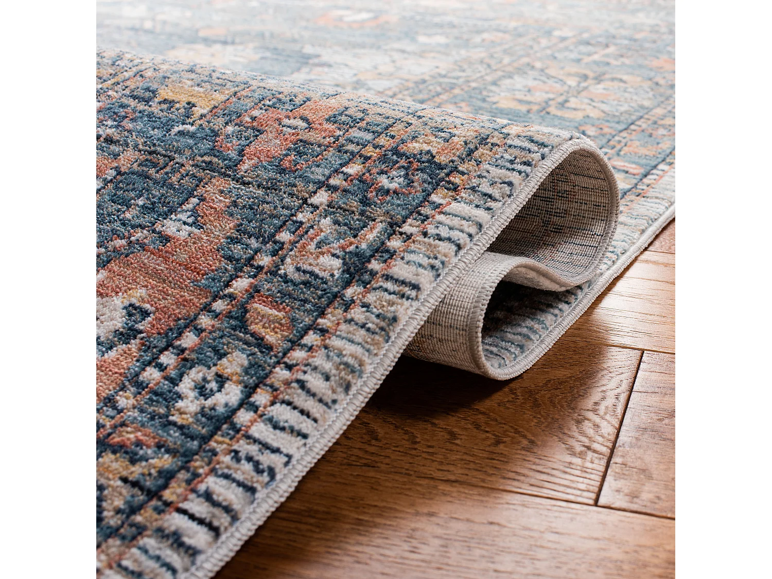 Tapis Bleu/Neutre 152 X 244 cm - Charleigh