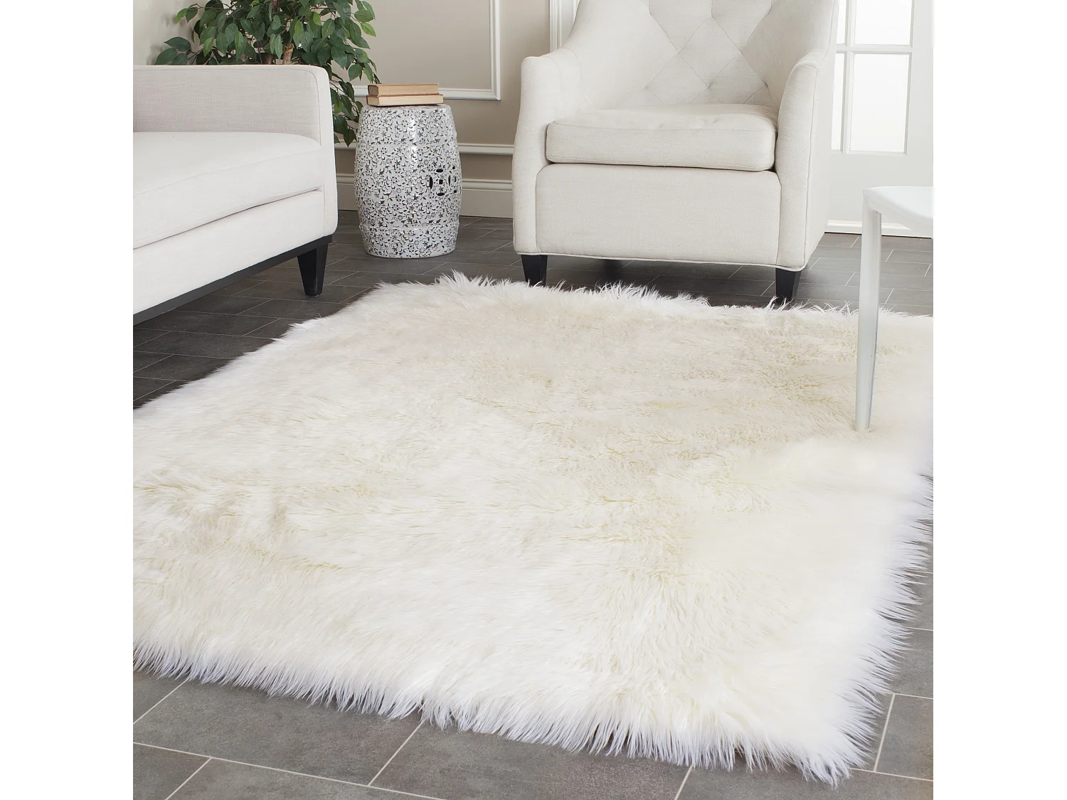 Tapis Neutre 122 X 122 cm - Harper